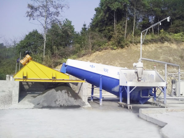 广西沙石分离机工程案例