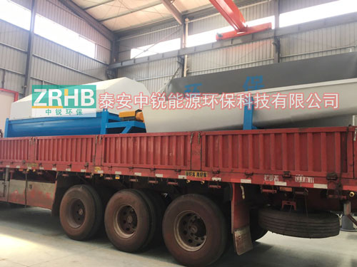 滚筒砂石分离机生产完毕，装车发往河北秦皇岛