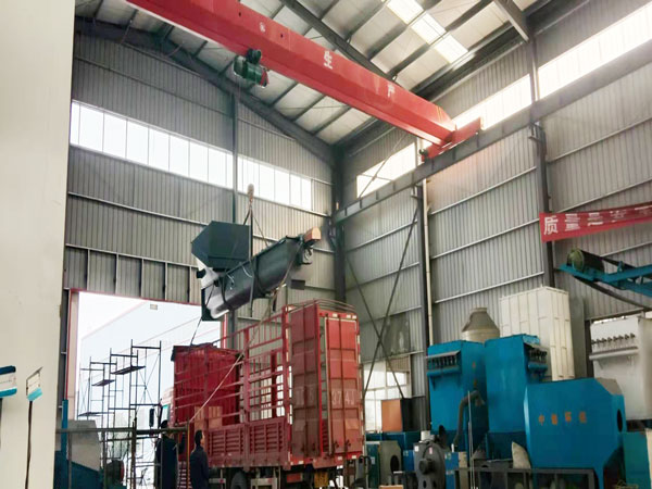 螺旋式砂石分离机发货现场