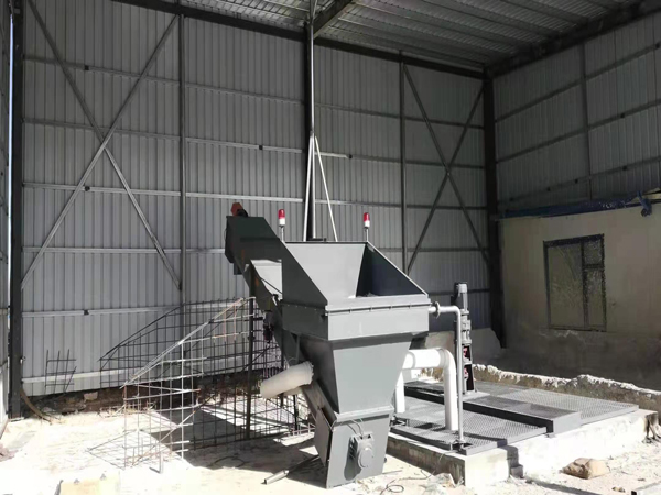 河北螺旋砂石分离机安装完工