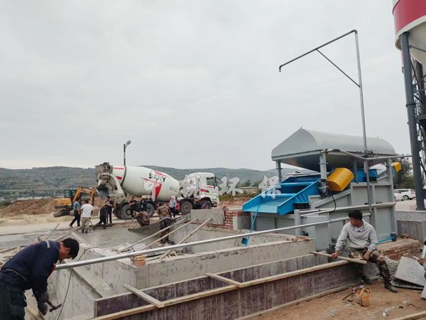 砂石分离机助力搅拌站绿色增效